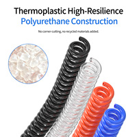 Tuyau flexible en spirale en PU TPU, tuyau pneumatique à ressort, tube de compresseur de frein à air, pièces pneumatiques flexibles de haute qualité L1