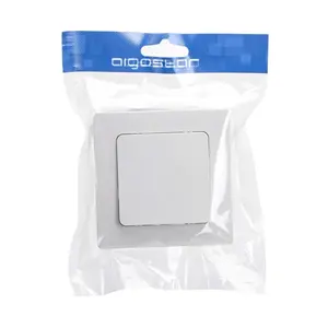 Interruttore a 2 vie e 1 chiave, colore bianco, per controllare l'illuminazione in camere e ingressi. - Product Image 3