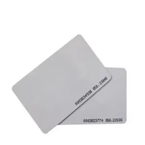 Carte uni RFID intelligente en pvc pour porte, 86x54cm, 125khz, TK4100, contrôle d'accès de sécurité, sans contact, faible prix, carte d'identité