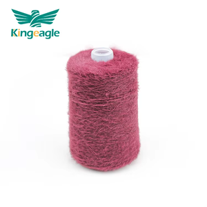 Kingeagle benang Mink poliester halus kualitas tinggi kustom gaya baru untuk rajutan - Product Image 3