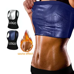 Bayanlar bel egzersiz vücut geliştirme karın yağ yakıcı Yoga Sauna yeleği kadın tankı üstleri ter yelek