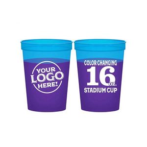 Vasos de Plástico Personalizados de 12oz y 16oz que Cambian de Color, Vasos Mágicos para Fiestas, Recuerdos para Niños, Verano - Product Image 1