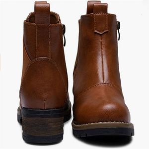 Ventes chaudes, bottes en cuir véritable confortables, nouvelle mode, résistantes à l'usure, pour femmes - Product Image 6