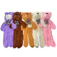 En gros, Coques de peluche d'ours en peluche multi-styles, non rembourrées, pour bricolage, vente en gros, personnalisation OEM