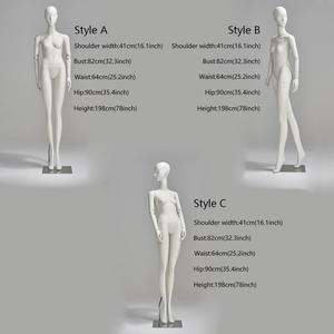 Toptan lüks zarif tam vücut kadın manken moda gerçekçi kadınlar kukla elbise formu ekran mankeni Torso standı - Product Image 2