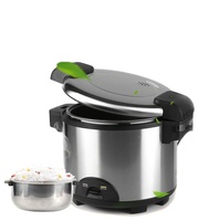 Cuisinière à riz commerciale multifonctionnelle de haute qualité en acier inoxydable 5,4 L 14 L 1950 W, capacité 23 tasses pour 46 personnes