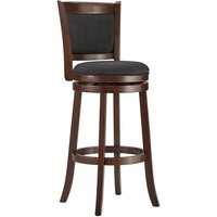 Tabourets de bar hauts pour cuisine, pivotants, rembourrés, en bois de chêne, modernes et contemporains, chaise de salle à manger, mobilier commercial, les mieux notés