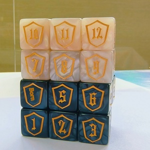 Dados Acrílicos D6 Adecuados para Juegos de Rol, Juego de Mesa Wanzhi, Fiesta, Dados Digitales de 6 Caras de 16 mm, Venta al por Mayor - Product Image 4