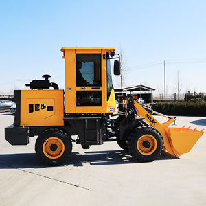 จีนก่อสร้างฟาร์ม CE คุณภาพสูง800กิโลกรัม1ครั้ง3ตัน5ตันกำลังการผลิตอุปทานโรงงานราคาถูกขนาดเล็กมินิรถตักล้อยาง - Product Image 3