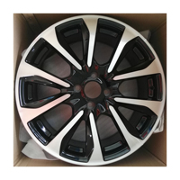 Roue de coulée directe d'usine SYAC 17*7 pouces roues multi-rayons décalées à 5 trous à vendre