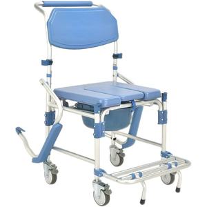 Adjustable Height 360° Rotation Aluminum Non-Slip <b>Shower</b> <b>Chair</b> for Elderly Foldable Bath Seat Bathroom Safety Equipment - Product Image 2