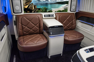 Kit de Conversión Interior Completo de Lujo con Asientos VIP de Aviación, Partición y Techo Estrellado para Mercedes Clase V Vito W447 - Product Image 5