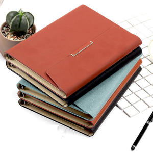 Văn Phòng Tri-Fold Da Tạp Chí Máy Tính Xách Tay Với Khóa Từ Tính Và Khe Cắm Bút Biểu Tượng Tùy Chỉnh Máy Tính Xách Tay Cho Doanh Nghiệp - Product Image 1