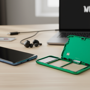 Vassoio per SIM e micro SD, Y6p 2020 - Verde - Product Image 3