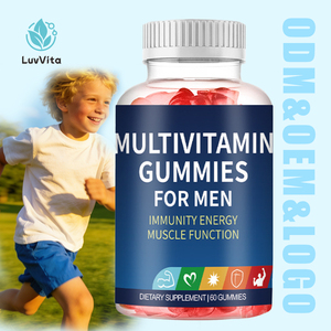 Gomitas Multivitamínicas Diarias de Alta Potencia con <span class=keywords><strong>Vitamina</strong></span> <span class=keywords><strong>D</strong></span> y B12, Apoya <span class=keywords><strong>el</strong></span> Sistema Inmunológico, <span class=keywords><strong>el</strong></span> Metabolismo Energético y <span class=keywords><strong>la</strong></span> Salud Muscular, Se Acepta OEM al por Mayor - Product Image 1