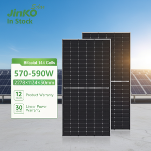 Panel Surya 570w 575w 580 Watt 590w Panel Pv Harga Grosir Tersedia Stok Asli jinko Solar - Product Image 1