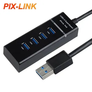 Высокоскоростной Универсальный USB-концентратор 4 порта USB-2,0-концентратор с кабелем мини-концентратор разъем разветвитель кабеля адаптер для ноутбука ПК