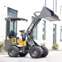 Kostenlose Lieferung EPA Euro 5 Kompaktlader mit Raupenlaufwerk Hydraulischer Mini-Radlader Kompakter Teleskop-Radlader Diesel-Frontlader