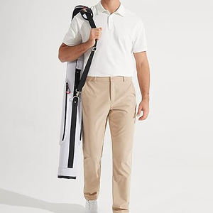 Pantalones Chinos Tradicionales de Moda, Estilo Informal, Ajuste Relajado, Frescos, Tipo Golf, Elásticos, Ligeros, Estampados, Cómodos, Rectos y a Medida - Product Image 2