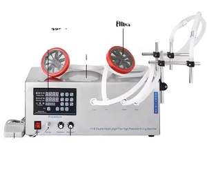 Multi Head Digital Big Flow Volume Desktop Continuous Magnetic Pump Liquid Olive Essential Oil Milk Bottle Filling Machine - Product Image 2