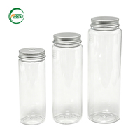Bouteille de boisson jetable en PET haute transparence 500 ml avec bouchon à vis, idéale pour les salons de thé et la vente en gros