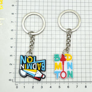 Porte-clés en gros style académie de badminton de dessin animé, porte-clés anime, porte-clés mignons, cadeaux pour enfants, décorations de porte-clés pour sac - Product Image 4