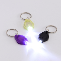 Mini lampe torche UV écologique, lumière noire, porte-clés LED 365nm, torche en plastique, pendentif animal mignon, cadeau en gros avec CE/RoHS