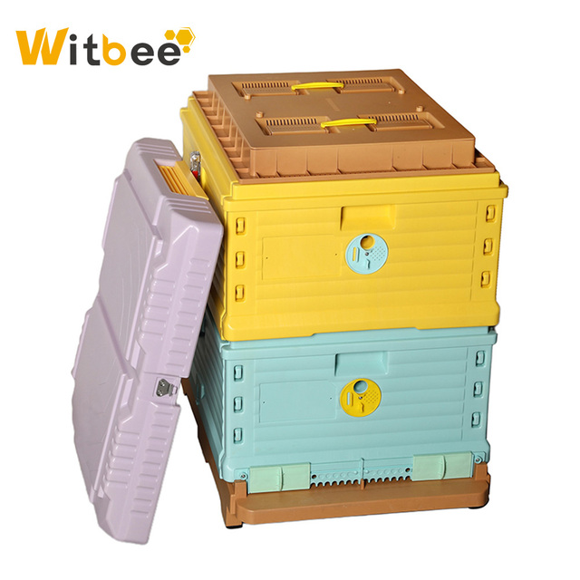 New Witbee Plastic Langstroth Beehive Two-Layer HDPE Insulated Beekeeping Box