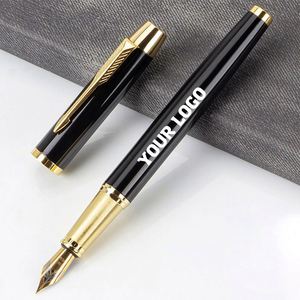 Custom Logo Fountain <b>Pen</b> for Executive Signature and Formal Use for Gift Present and Special Celebration - Product Image 1
