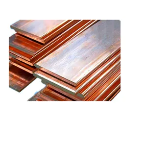 8X60mm 8X80mm 8X100mm 8X125mm 99.9% Pur cuivre C1100 Jeu De Barres de cuivre plat bar