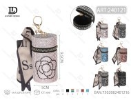 Motivo in Cristallo Termoadesivo a Forma di Fiore Rotondo con Strass per Borse - Product Image 1