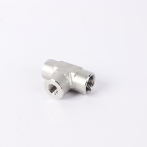 Penjualan Terbaik kustom besi tahan karat 3/4 inci Hexagon Internal ulir palsu dipoles Pipa tiga arah - Product Image 4