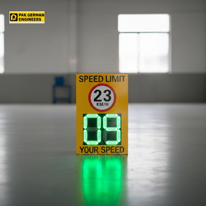 บอร์ดความเร็วเรดาร์ LED ทางหลวง | จอแสดงการตรวจจับยานพาหนะ - Product Image 1