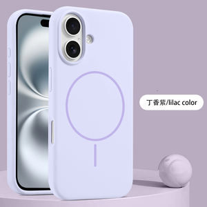 Coque de téléphone en silicone <span class=keywords><strong>liquide</strong></span> anti-traces de doigts pour 15/16 Pro Max - Étanche, antichoc, magnétique et compatible avec la charge sans fil - Product Image 5