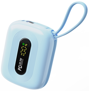 2025 mercati <span class=keywords><strong>Online</strong></span> cinesi di tendenza Mini Power Bank 10000mAh batteria agli ioni di litio PD 20W Power Bank ricarica rapida cavo integrato - Product Image 3