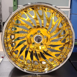Roda Krom RCSR 24 Inci <span class=keywords><strong>2</strong></span> Bagian Forged Deep Dish 5x120 5x114.3 5x112 untuk Chevy Camaro Corvette Impala - Product Image 3