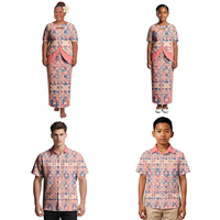 Tenues Polynésiennes de Fête : Robes Puletasi, Chemises Aloha, Ensembles Grande Taille pour Couples, Vêtements pour Enfants, Tenues Familiales Samoanes Personnalisées