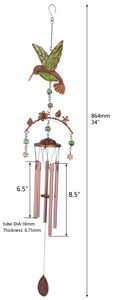 Carillons éoliens élégants en résine et aluminium pour l'extérieur – Vente en gros - Product Image 2