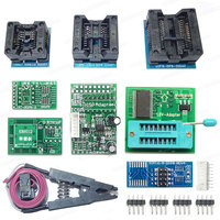 Programmer RT809F Semua Adaptor SOP8 IC Clip Motherboard LCD Reader +PEB-1 +EDID +ISP-DuPont-Heade