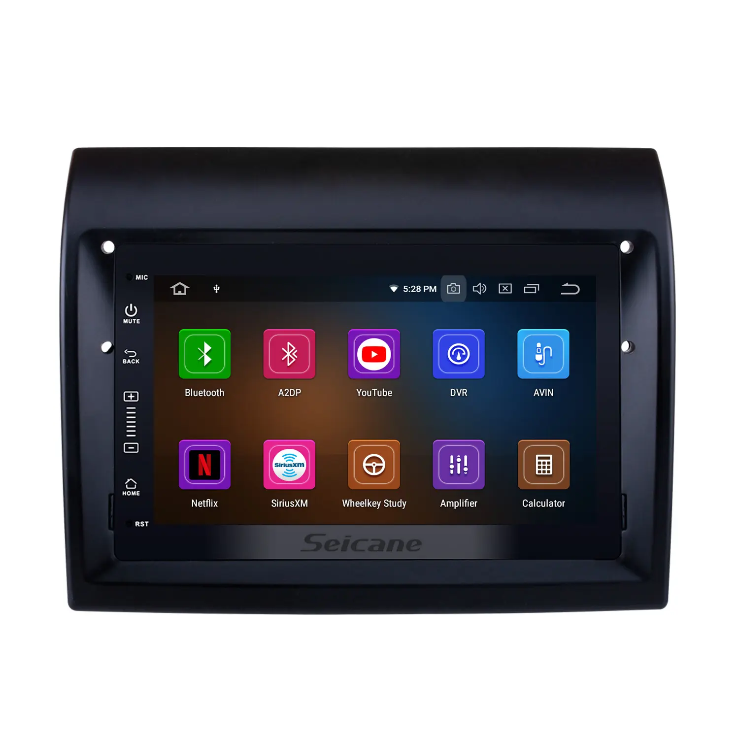 Navigator GPS Radio Mobil 7 Inci, Pemutar Multimedia Mendukung Kontrol Setir Mobil DVR TPMS untuk Fiat Ducato 2007-2016 Android 11.0