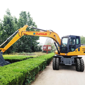 Escavadeira de Esteira de Rodas de 6-7 Toneladas da Marca Chinesa <span class=keywords><strong>JingGong</strong></span> com Motor Yuchai, Controle PLC, Engrenagem e Bomba - Mini Escavadeira de Alta Eficiência - Product Image 4