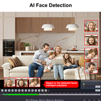 Caméra de surveillance IP extérieure 12MP PoE Bullet avec détection d'intrusion par franchissement de ligne IA et audio bidirectionnel pour commerce et magasin
