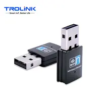 TROLINK Mini USB kablosuz adaptör 300Mbps WIFI alıcısı kablosuz 802.IIN USB 2.0 ağ kartı WiFi alıcısı