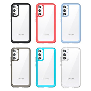 Funda de teléfono acrílico transparente para Samsung <span class=keywords><strong>Galaxy</strong></span> <span class=keywords><strong>A34</strong></span> <span class=keywords><strong>5G</strong></span>, carcasa trasera de teléfono móvil a prueba de golpes y dura de lujo para Samsung <span class=keywords><strong>A34</strong></span> <span class=keywords><strong>5G</strong></span> - Product Image 2