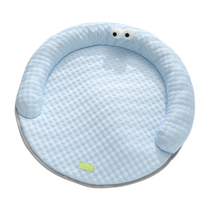 <b>Cat</b> Bed Round <b>Cooling</b> Mat For <b>Cats</b> With Play Arch Summer Pet Sleeping <b>Pad</b> - Product Image 2