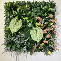 Panneaux de plantes murales artificielles 50*50cm, plantes artificielles, mur végétal vert pour décoration intérieure