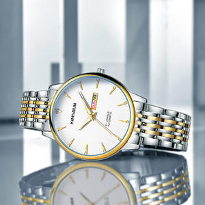 Montre pour hommes populaire étanche lumineuse double calendrier montre-bracelet en acier inoxydable Style d'affaires et décontracté - Product Image 6