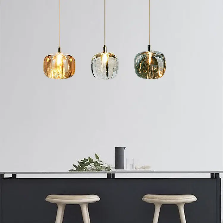 Modern Hanging Glass Lamp Restaurant Dining Room lighting Home Chandeliers for kitchen