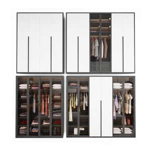 Modern Walk in <strong>Closet</strong> Wardrobe Para Habitacion Custom Systems Design Wood Bedroom Cupboards for Bedroom Open Wardrobe - Product Image 4