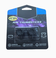 Poignée de manette en plastique avec design imprimé en 3D - Accessoires pour joystick de jeu